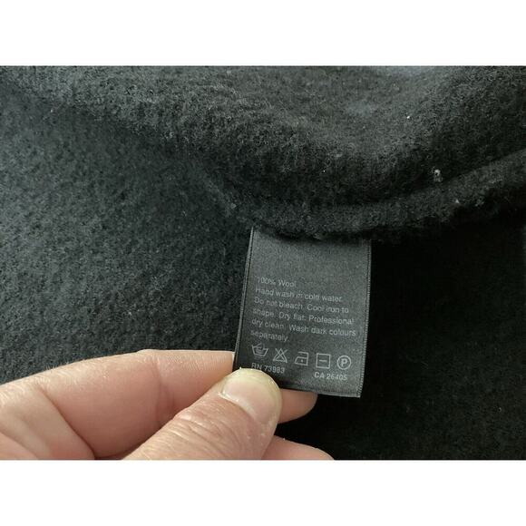 Helly Hansen Mens Size XL Black Full Zip Wool Jacket - Picture 12 of 15